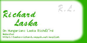 richard laska business card